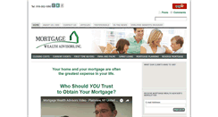Desktop Screenshot of mortgagewealthadvisors.com