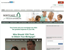 Tablet Screenshot of mortgagewealthadvisors.com
